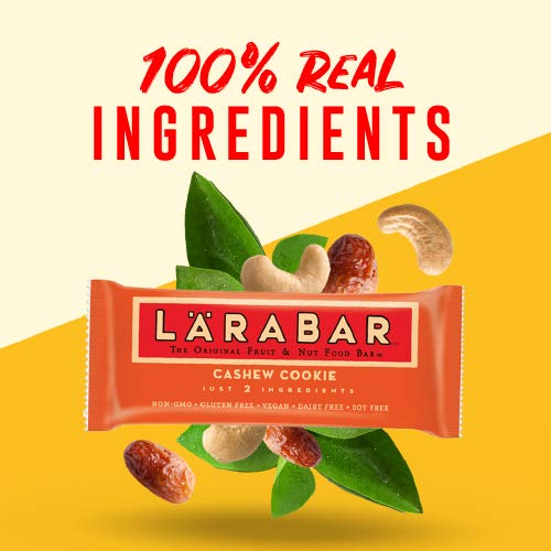 Larabar Cashew Cookie, Gluten Free Vegan Fruit & Nut Bar, 1.7 oz, 16 ct
