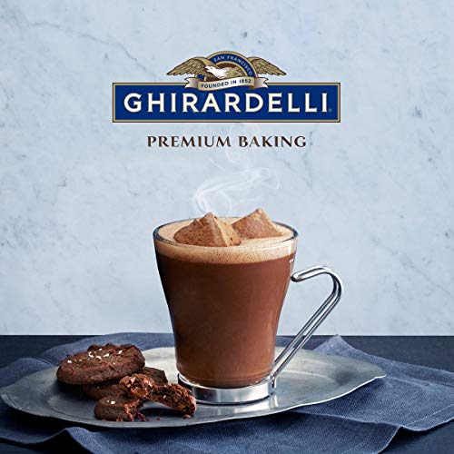 GHIRARDELLI Double Chocolate Premium Hot Cocoa Mix, 10.5 OZ Bag (Pack of 6)