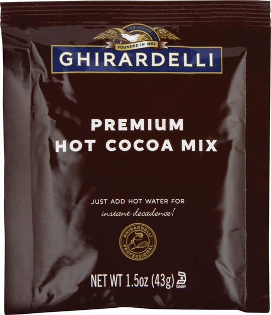 Ghirardelli Premium Hot Cocoa Envelopes, Rich chocolate, 22.7 Ounce (Pack of 15)