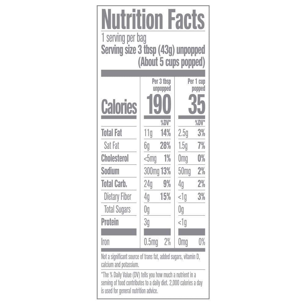 JOLLY TIME Natural Mini's Microwave Popcorn Bags, Single Serving Mini Snack Size, Gluten Free 3 Pack 10 Count Boxes (Simply Popped - Butter)