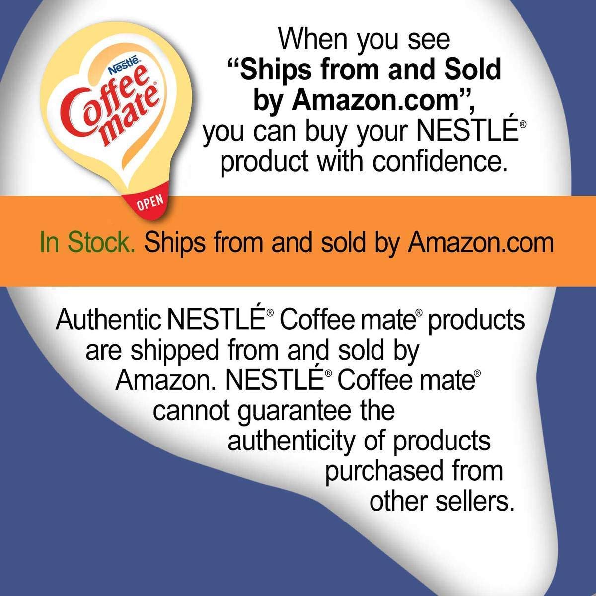Nestle Coffee mate Coffee Creamer, Peppermint Mocha, Liquid Creamer Singles, Non Dairy, No Refrigeration, Box of 50 Singles (Pack of 4)