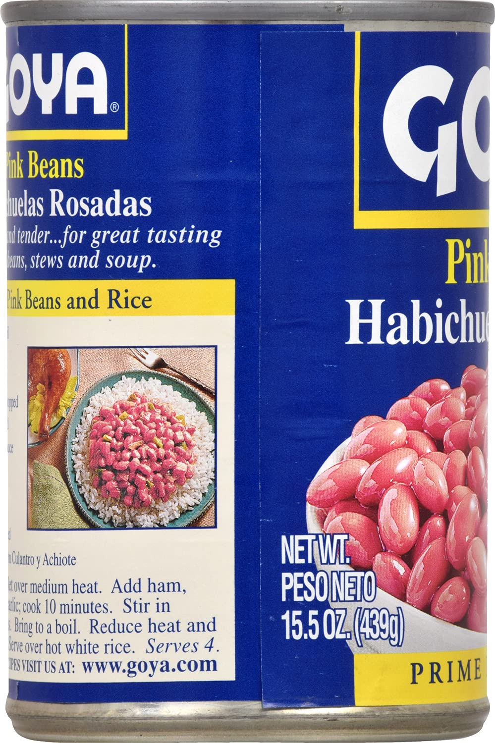Goya Foods Pink Beans, 15.5 Ounce (Pack of 24), (2406)