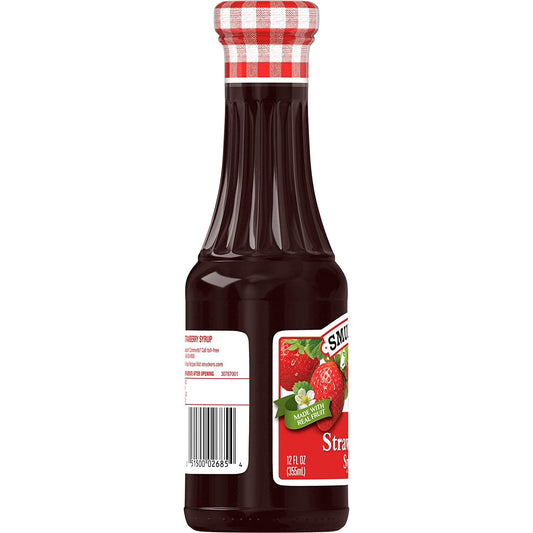 Smucker's Strawberry Syrup, 12 Ounces (Pack of 6)