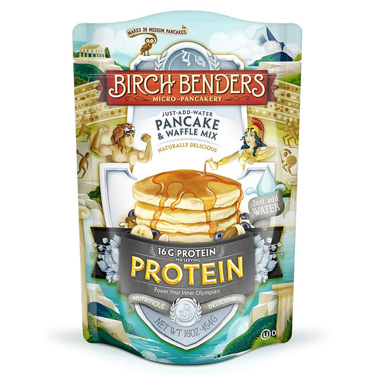 Birch Benders Pancake and Waffle Mix with Whey, Protein, 16 Oz