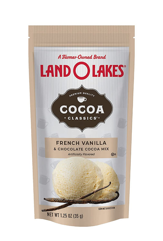 Land O Lakes Cocoa Classics, French Vanilla & Chocolate Hot Cocoa Mix, 1.25-Ounce Packets (Pack of 36)