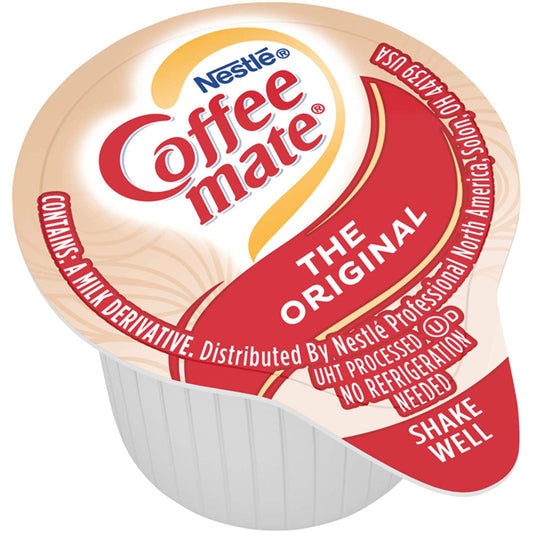 Nestle Coffee mate Coffee Creamer, Original, Liquid Creamer Singles, Non Dairy, No Refrigeration, Box of 180