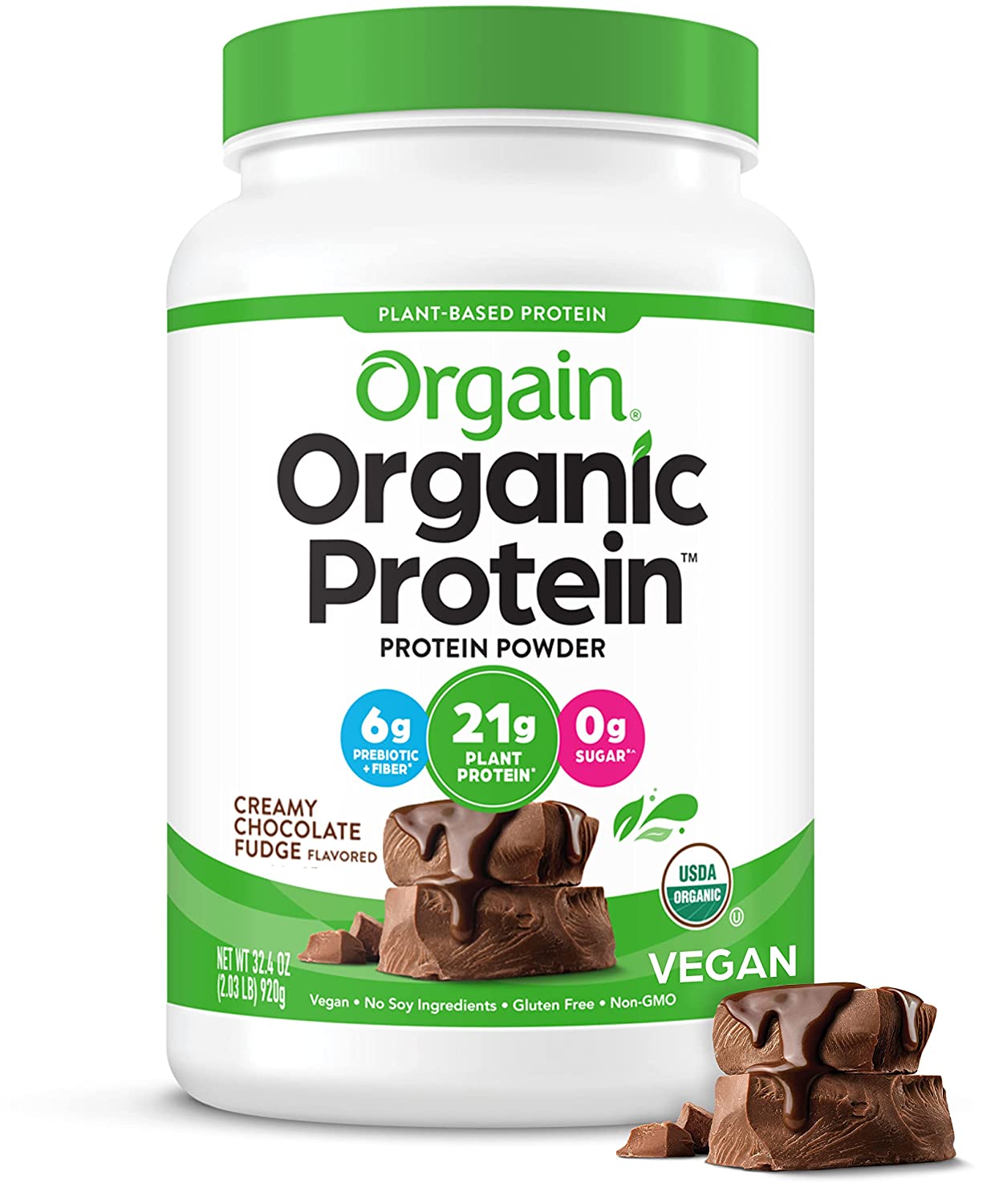 Orgain Grass Fed Clean Protein Shake Creamy Chocolate Fudge Meal  Replacement 11 oz 12 Count Organic