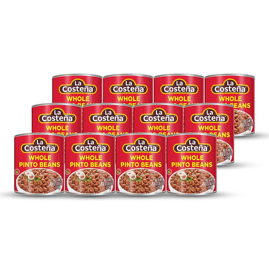 La Costeña Whole Pinto Beans, 40 Ounce Can (Pack of 12)