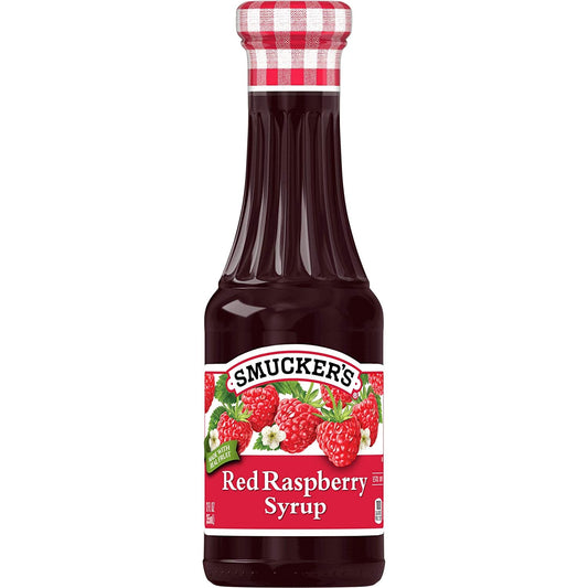 Smucker's Red Raspberry Syrup, 12 Ounces (Pack of 6)