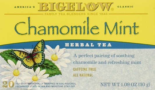 Bigelow Tea Chamomile Mint 20 Bags (Pack of 3)