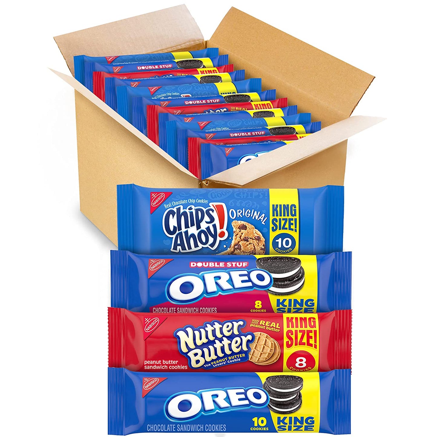 OREO Cookies, CHIPS AHOY! Cookies & Nutter Butter Cookies Variety Pack