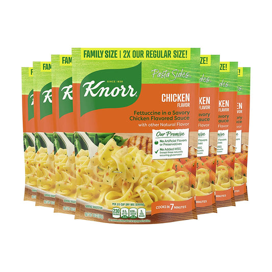 Knorr Pasta Sides for a Delicious Easy Pasta Meal Chicken, No Artificial Flavors or Preservatives, 60.2 Oz, 7 Count