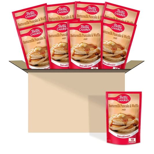 Betty Crocker Buttermilk Pancake Mix, 6.75 oz (Pack of 9)