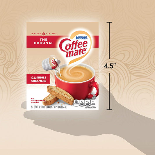 COFFEE MATE The Original Liquid Coffee Creamer 24 Count per box, Pack of 4