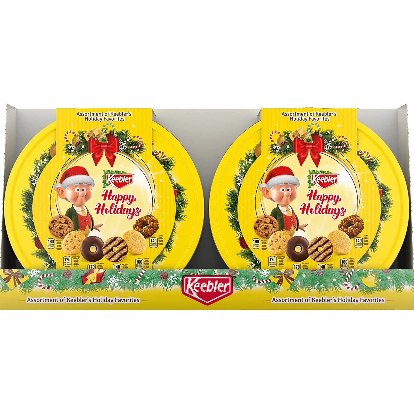 Keebler Holiday Cookie Tin 14.2oz