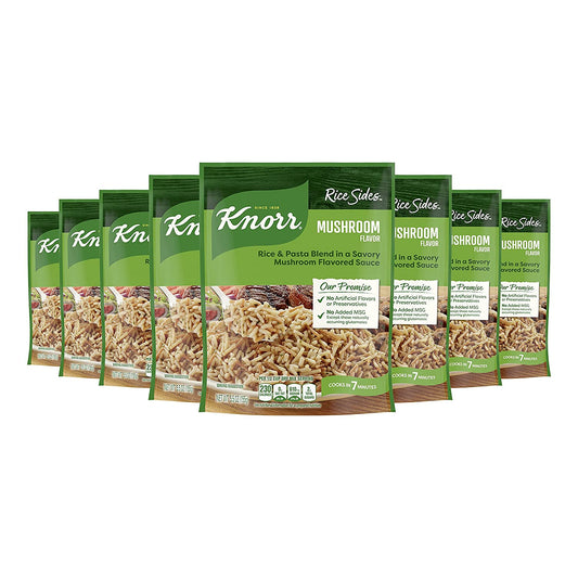 Knorr Rice Sides Dish, Mushroom, 5.5 oz, Pack of 8