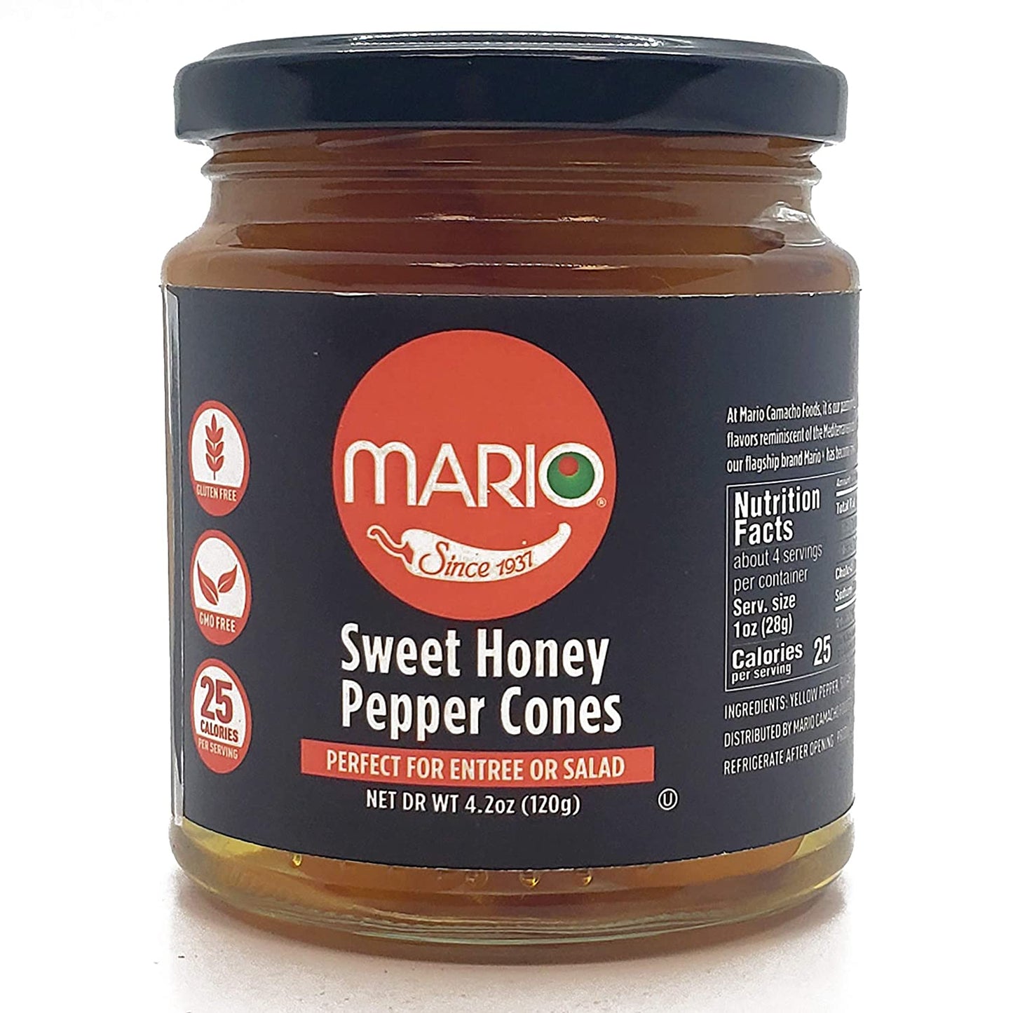 Mario Camacho Sweet Yellow Mini Cones, Sweet, 4.2 Fl Ounce