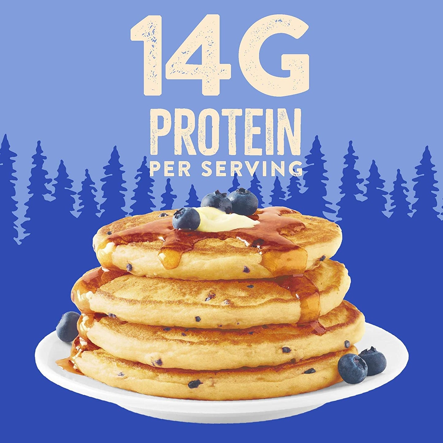 Krusteaz Protein Blueberry Pancake Mix, 20 OZ