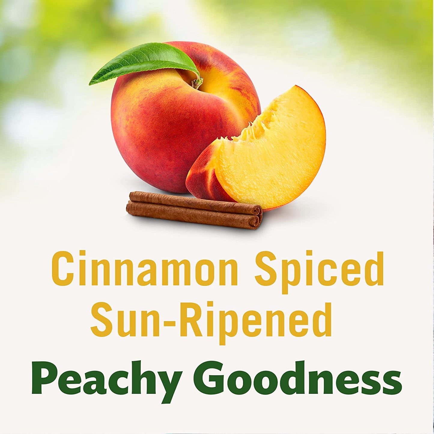 DEL MONTE FRUIT & OATS FRUIT CUP Snacks, Peach Cinnamon Spice, 12 Pack, 7 oz