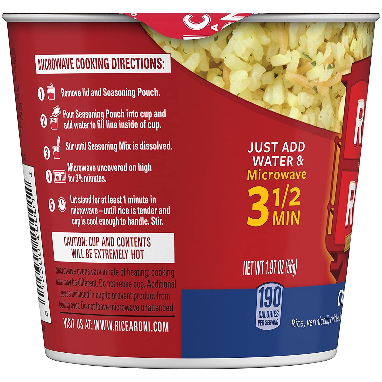 Rice a Roni Cups, Chicken Flavor, 1.97 Ounce (Pack of 12)