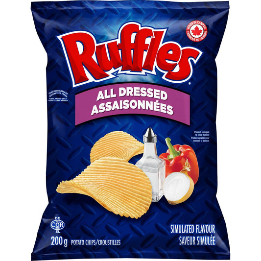 Ruffles All Dressed Chips 200G x 4 Bags + Free Tote (Tony & Annies)