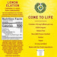Guayaki Yerba Mate, Organic Clean Energy Drink, Lemon Elation, 15.5 Ounce Cans, (Pack of 12), 150mg Caffeine