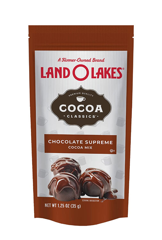 Land O Lakes Cocoa Classics, Hot Cocoa Mix, 1.25-Oz Packets, Chocolate Supreme, 36 Count