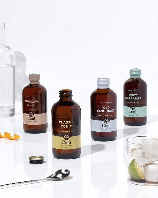 W&P Craft Cocktail Syrup, Old Fashioned Cocktail Mixer, Handcrafted in Small Batches, Bar Collection