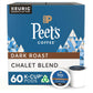 Peet's Coffee, Chalet Blend - Dark Roast Coffee - 60 K-Cup Pods for Keurig Brewers (1 Box of 60 K-Cup Pods)