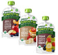 Sprout Organic Baby Food, Stage 4 Toddler Pouches, Apple Blueberry Plum, Strawberry Banana Squash, Pear Berry Banana Variety Pack, 4 Oz (Pack of 18)