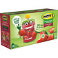 Mott's No Sugar Added Strawberry Applesauce, 3.2 Ounce Clear Pouch, 12 Count