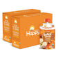 HAPPYTOT Organics Super Foods Stage 4, Apples, Sweet Potatoes, Carrots & Cinnamon + Super Chia, 4.22 Ounce Pouch (Pack of 16), Orange