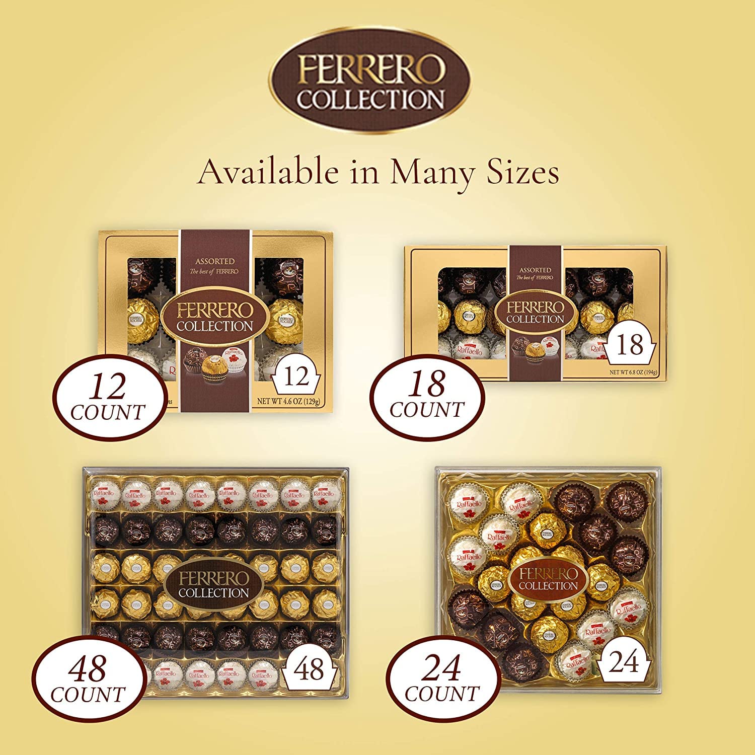 Ferrero Rocher Collection Gift 24 Piece - 9.1 Oz - Shaw's
