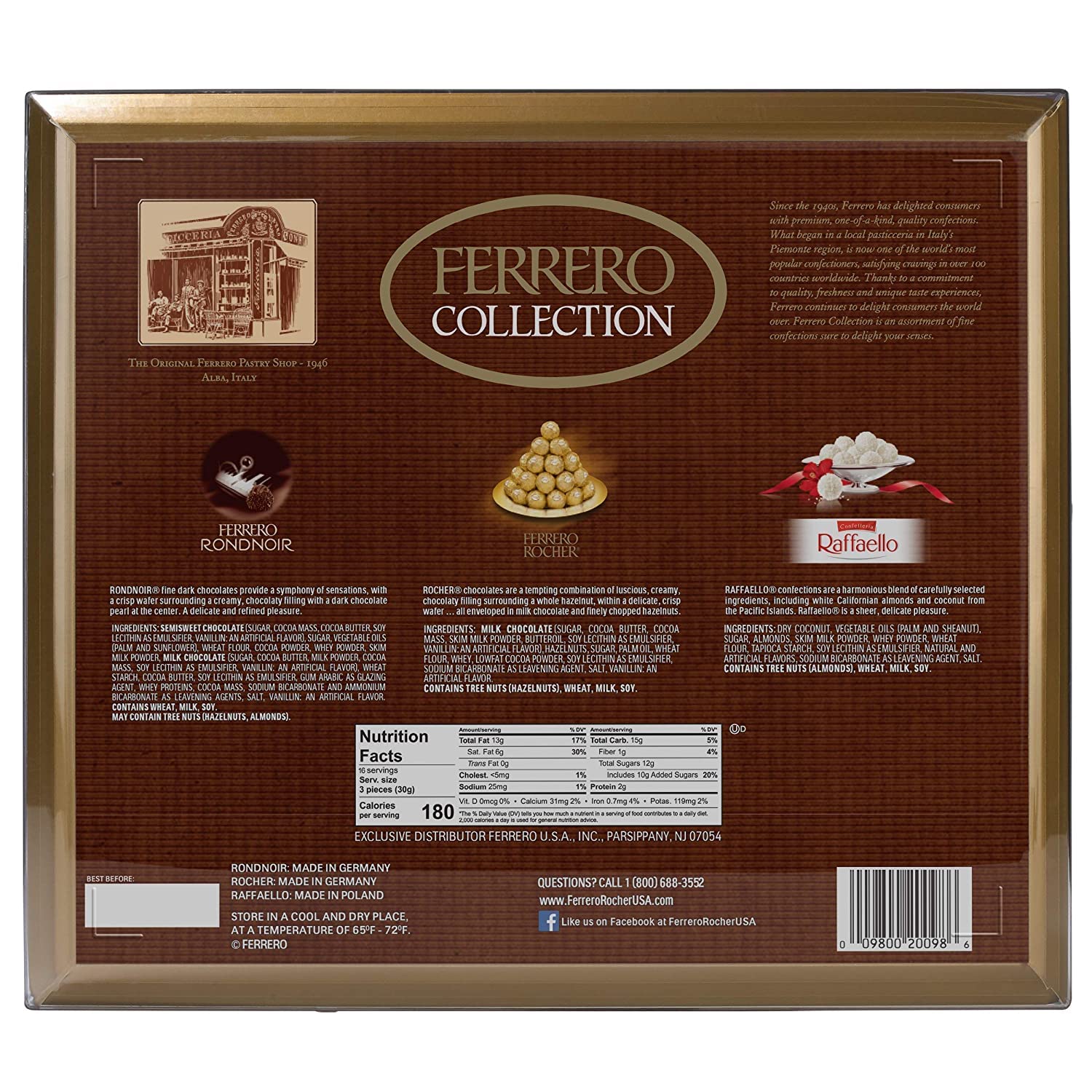 Ferrero Collection Fine Assorted Confections, 4.6 oz