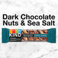 KIND Nut Bars, 1.4 Ounce (Pack of 12), Dark Chocolate Nuts and Sea Salt, Gluten Free, 5g Sugar, 6g Protein