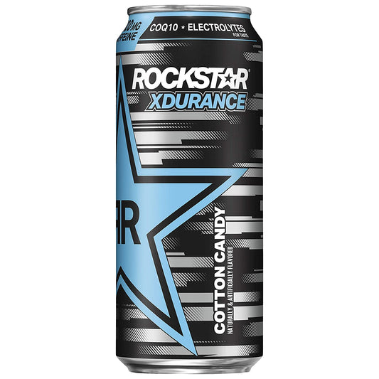 Rockstar Energy Drink 4 Flavor Xdurance 300mg Caffeine Variety Pack, Xdurance Variety Pack, 12 Count