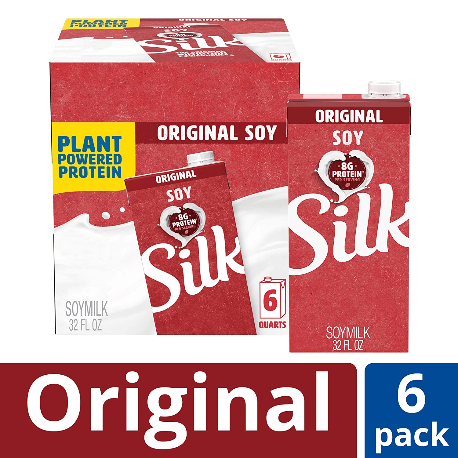 Silk Soy Creamer Original Dairy-Free Refrigerated